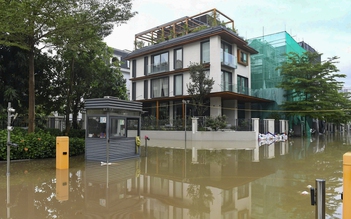 Vì sao nhiều 'khu biệt thự triệu đô' vẫn ngập dù Hà Nội không còn mưa?