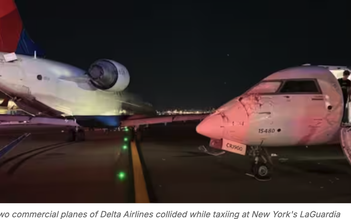 Hai máy bay chở khách va chạm tại sân bay ở New York