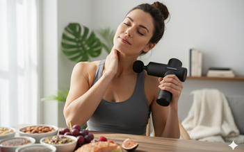 Lạm dụng súng massage: Coi chừng tổn thương cổ và mạch máu!