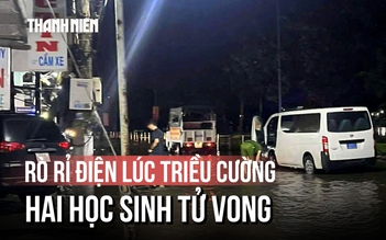 Cần Thơ: Hai học sinh tử vong do rò rỉ điện chiếu sáng khi triều cường dâng
