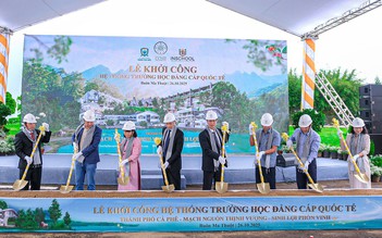 Trung Nguyên Legend khởi công hệ thống trường học tiêu chuẩn quốc tế
