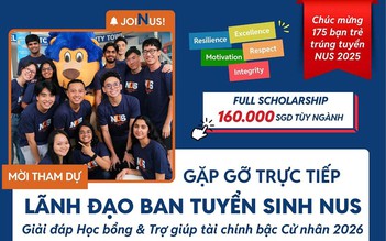 Gặp gỡ trực tiếp NUS - Hỏi đáp học bổng & trợ giúp tài chính 2026