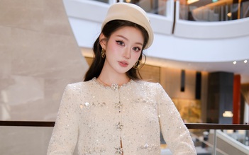 Thanh lịch như quý cô Paris với trang phục dạ tweed mùa này