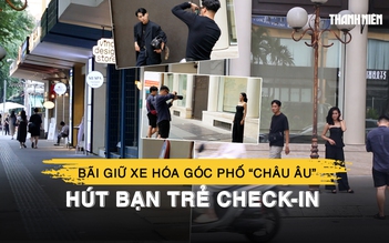 Vỉa hè cạnh đường sách Nguyễn Văn Bình hóa 'góc phố châu Âu' hút khách check-in