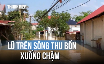 Cập nhật: Lũ trên sông Thu Bồn xuống chậm, vẫn ở mức báo động 3