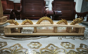 Đẹp ngỡ ngàng mô hình bằng tăm tre