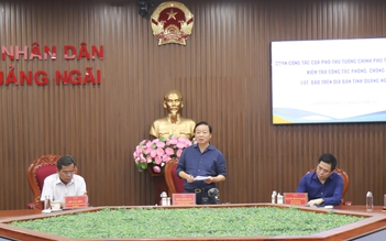 Phó thủ tướng Trần Hồng Hà: Quảng Ngãi phải tính toán đầu tư hạ tầng 'xương sống'