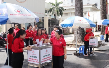 Hội Chữ thập đỏ TP.HCM phát động quyên góp ủng hộ đồng bào bị thiên tai
