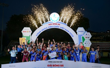 Công đoàn CAND vô địch giải bóng đá Công nhân, viên chức khu vực phía bắc

