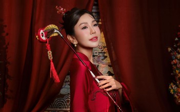 Á hoàng golf Hải Anh khoe concept truyền thống đón Trung thu