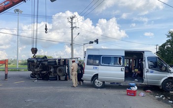 Tai nạn giao thông liên hoàn tại Gia Lai, 1 người bị chấn thương sọ não

