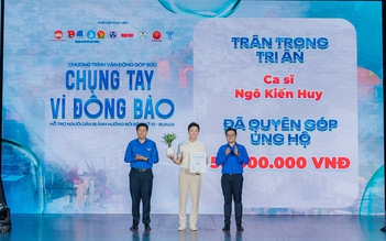 Một đêm nhạc quyên góp hơn 10 tỉ đồng ủng hộ vùng lũ