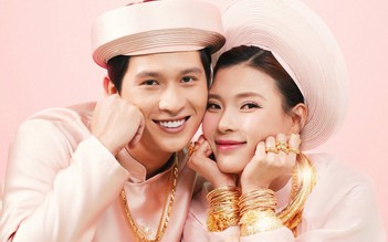 Thúy Diễm bất ngờ làm cô dâu, đeo vàng cưới 'trĩu cổ'