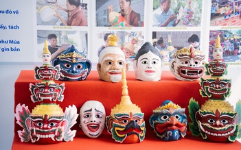 Nghề làm mão, mặt nạ của đồng bào Khmer là di sản văn hóa phi vật thể