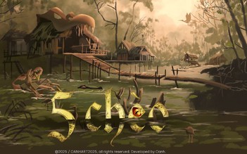 Nữ sinh 'hô biến' truyền thuyết cá sấu Năm Chèo thành game 'hot' miền Tây