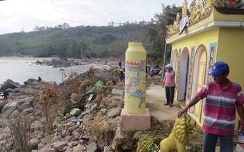 Di tích Sa Huỳnh hư hại vì bão