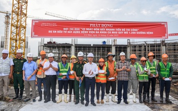 Cà Mau: Phát động 45 ngày đêm tăng tốc thi công bệnh viện 1.200 giường