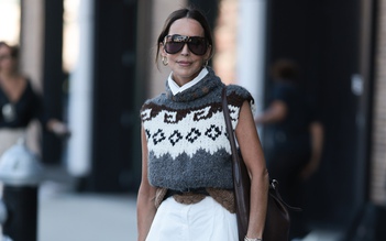 Áo len không tay, mặc đi làm đi chơi đều đẹp