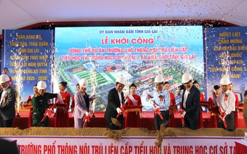 Hơn 1.500 tỉ đồng xây dựng hệ thống trường phổ thông nội trú vùng biên Gia Lai