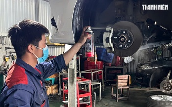 Má phanh ô tô bị mòn, vì sao nên thay cả cặp cùng trục bánh?