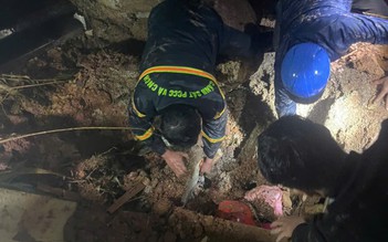 Giải cứu bé gái 8 tuổi bị mắc kẹt trong ngôi nhà sập ở Đà Lạt