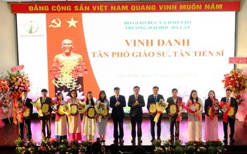 Trường ĐH Đà Lạt có thêm 5 tân phó giáo sư, 6 tân tiến sĩ