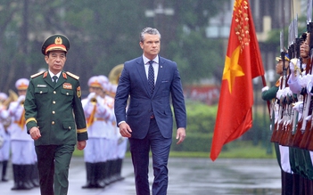 Đại tướng Phan Văn Giang hội đàm với Bộ trưởng Bộ Chiến tranh Mỹ