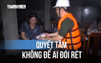 Công an Gia Lai mang hơn 5.000 phần ăn đến bà con vùng lũ