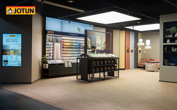 Jotun ra mắt mô hình cửa hàng sơn hiện đại, tôn vinh màu sắc và chất liệu