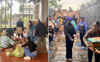 Sau 4 trận lũ trong 1 tháng, người Huế gom quà cứu trợ  Đắk Lắk