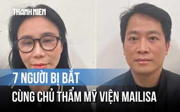 7 người bị bắt cùng bà chủ thẩm mỹ viện Mailisa là ai?