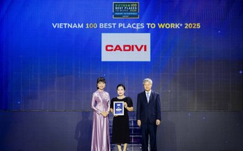 CADIVI giữ vị trí Top 20 ‘Nơi làm việc tốt nhất Việt Nam 2025’