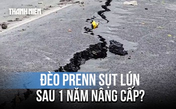 Cận cảnh vết sụt lún nghiêm trọng trên đèo Prenn sau hơn 1 năm nâng cấp