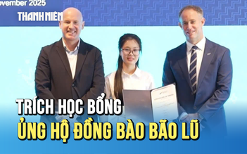Chủ nhân học bổng chính phủ New Zealand trích học bổng ủng hộ đồng bào vùng lũ