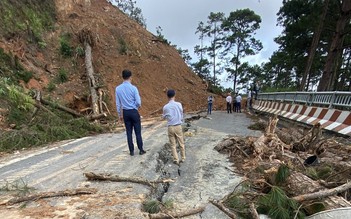 Viện Hàn lâm Khoa học và Công nghệ VN khảo sát sạt trượt đất ở Lâm Đồng