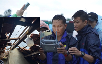 Cô sinh viên lặng lẽ đi cứu trợ lũ, hoàn cảnh khiến nhóm drone nghẹn ngào