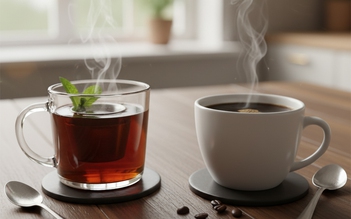 Trà đen và cà phê đen: Loại nào tốt hơn cho sức khỏe?