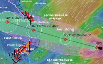 3 yếu tố trên biển khiến bão Kalmaegi (bão số 13) tiếp tục mạnh lên