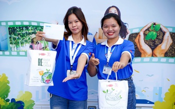 Sinh viên 'Đất Sen hồng' sống xanh sống khỏe: Sẽ uống thêm sữa, bớt dùng túi ni lông