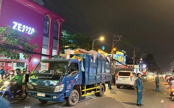 TP.HCM: Tai nạn liên hoàn trên đường Huỳnh Tấn Phát, một phụ nữ tử vong