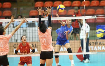 Sao Thanh Thúy dự bị, bóng chuyền nữ Việt Nam vẫn dễ dàng đè bẹp Myanmar