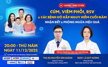 Tư vấn sức khỏe: Tiêm vắc xin phòng bệnh hô hấp nguy hiểm dịp cuối năm