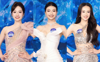 Giảng viên đại học, cô gái cao 1,8 m vào top 50 Hoa hậu Thế giới Việt Nam