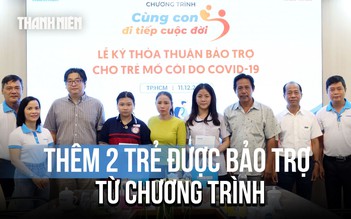 Gia đình cụ ông Nguyễn Ngọc Tờ trao 50 triệu đồng bảo trợ hai trẻ bị ảnh hưởng bởi Covid-19