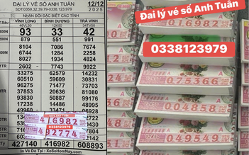 Cây vé 'ẵm trọn' 34,3 tỉ xổ số miền Nam ngày 12 tháng 12 vừa lộ diện