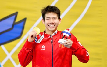 Em trai Quang Thuấn lần đầu giành HCV SEA Games, chị Ánh Viên sẽ vui lắm đây!