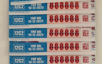 Hy hữu dãy số 444444 trúng xổ số miền Nam ngày 15 tháng 12 đài Cà Mau