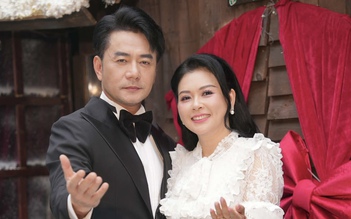 Trương Minh Cường chống nạng quay MV cùng ca sĩ bolero Quỳnh Giang