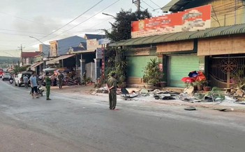 Tai nạn hy hữu: Xe lu mất thắng, tông người phụ nữ tử vong