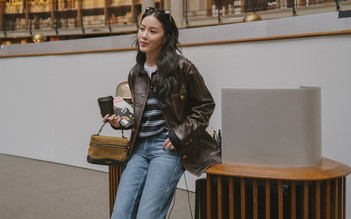 Quần jeans xanh và những bản phối đẹp nhất mùa